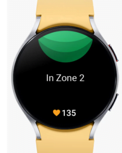 shows the heart rate yellow heart means low heart rate and if its red than good heart rate