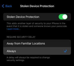 ios 17.4 stolen device protection update