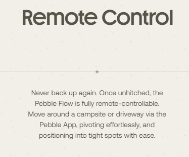 pebble flow fully remote control